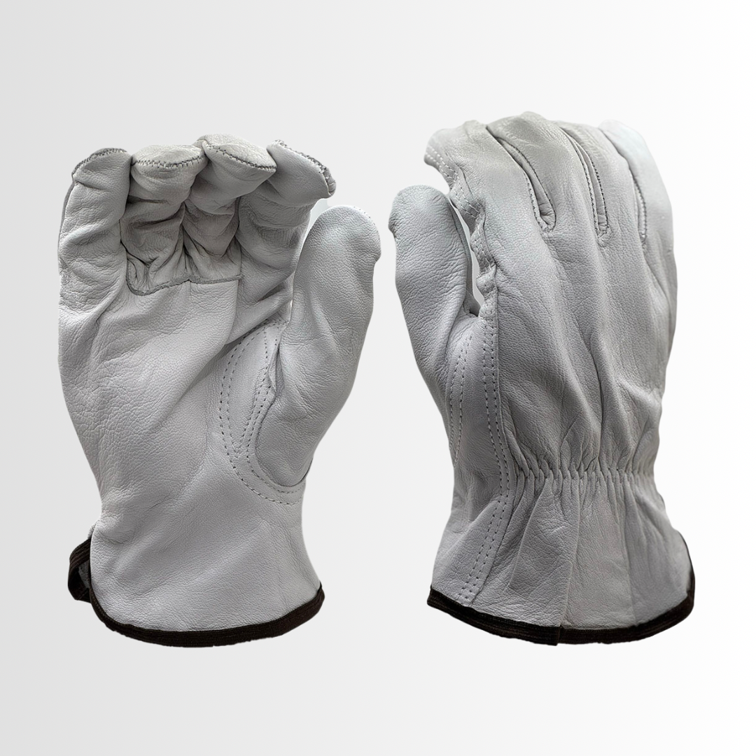 8364 | Premium Goatskin Driver Gloves with Keystone Thumb and Color-Coded Hem – Slip-On, Unlined (12 Pair)