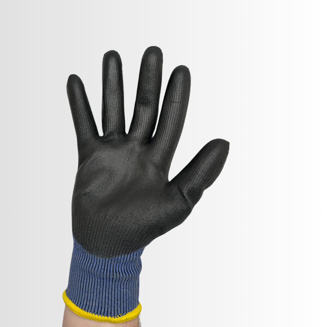 GMB-T15454 | Touchscreen Cut Resistant Gloves with PU Palm Coating, ANSI A5, EN388 4X42E, 15-Gauge Liner (12 Pair)
