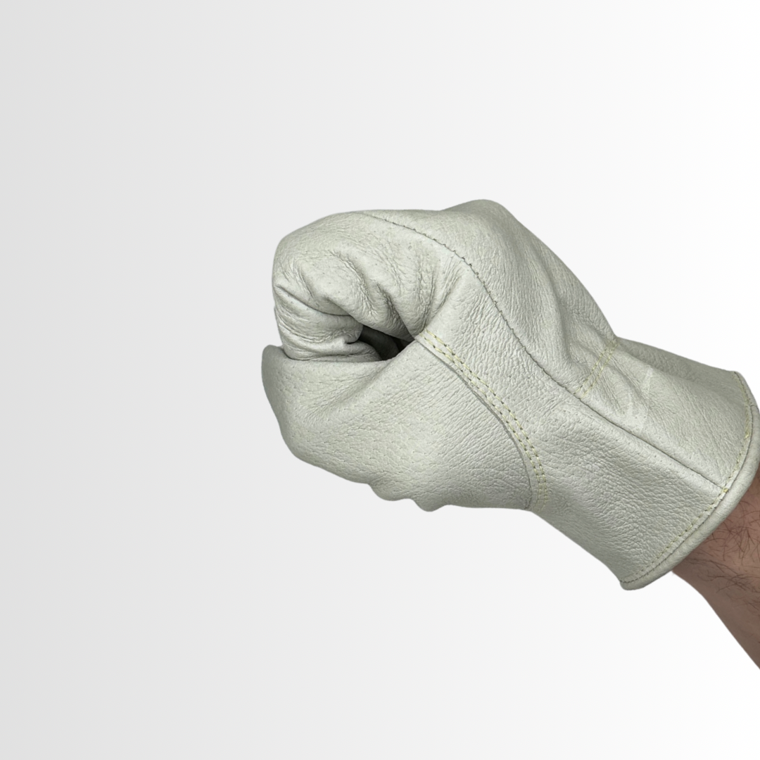 6464LHK | Premium Pigskin Driver Gloves with Kevlar® Stitching, Keystone Thumb, and Leather Hem – Unlined (12 Pair)