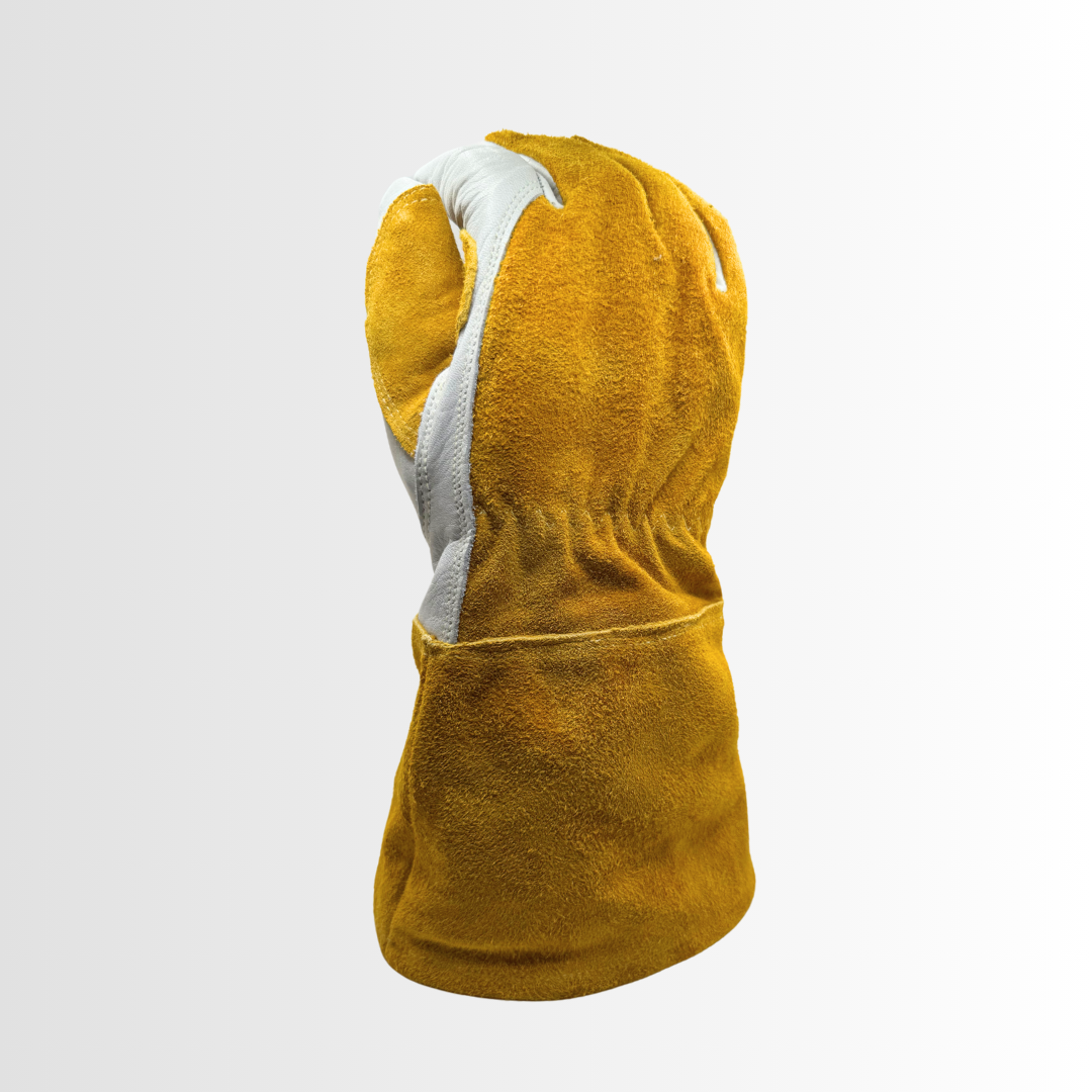 770K | Kevlar-Stitched Welding Gloves with Reinforced Palm, Foam Lining, and Split Cowhide Back – Heat Insulated (12 Pair)