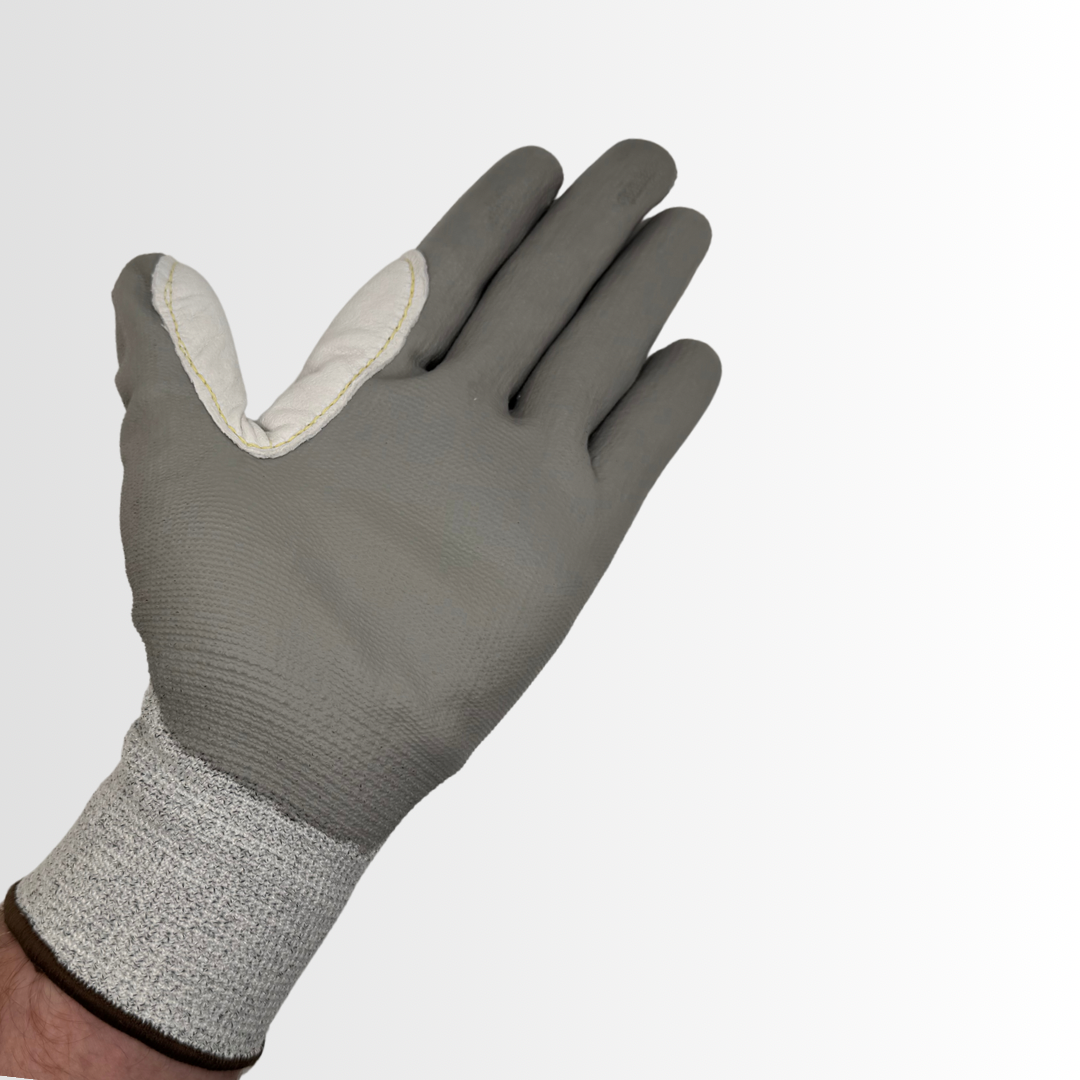 SPARTTC | PU Coated Cut Resistant Gloves with 13-Gauge HPPE Liner, ANSI A4 Protection – Seamless & Breathable (12 Pair)