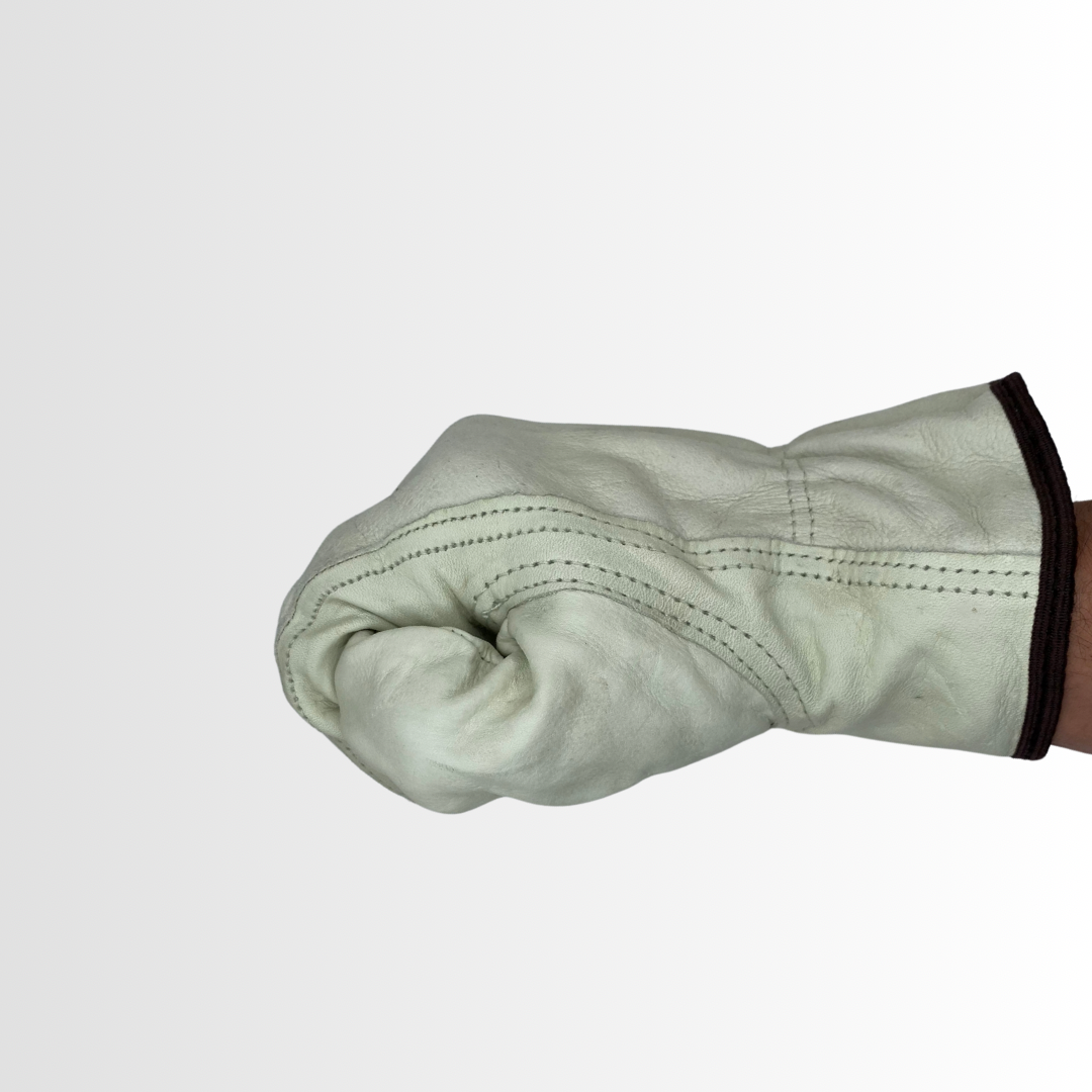 4064 | Full Grain Leather Driver Gloves with Keystone Thumb and Elastic Back – Slip-On, Color-Coded Hem (12 Pair)