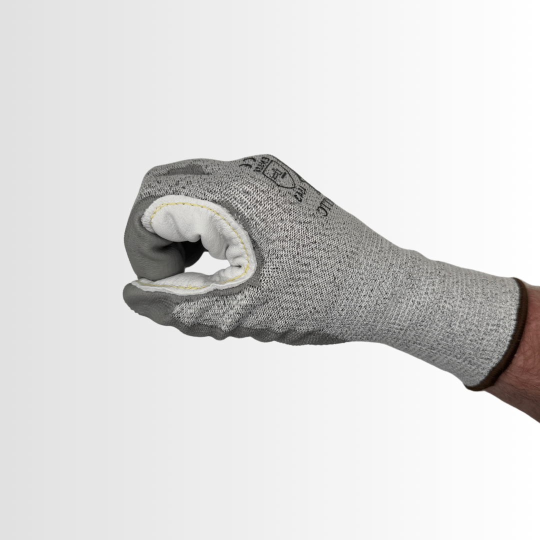 SPARTTC | PU Coated Cut Resistant Gloves with 13-Gauge HPPE Liner, ANSI A4 Protection – Seamless & Breathable (12 Pair)