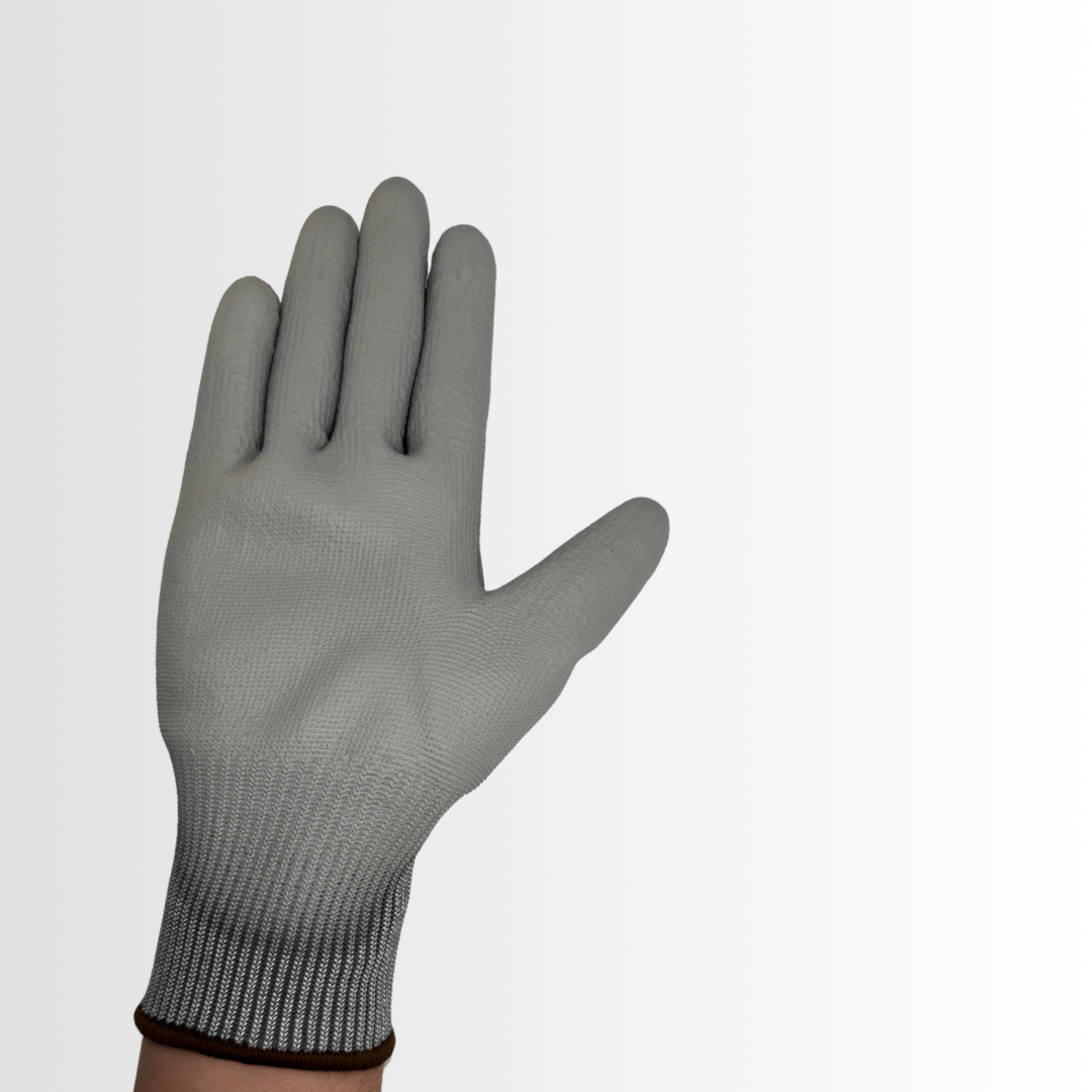 SPG-T133 | Touchscreen Compatible A3 Cut-Resistant Gloves with PU Palm, 13 Gauge HPPE Liner (12 Pair)